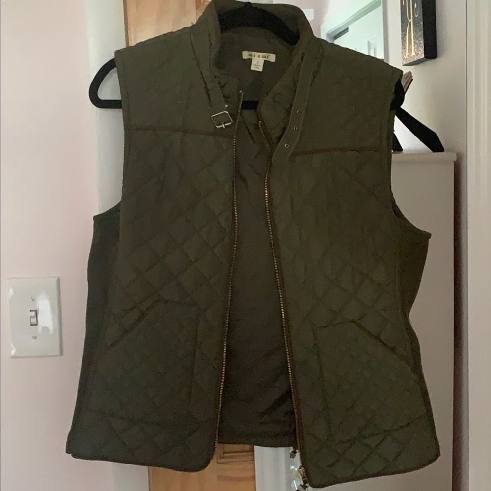 Olive Green vest